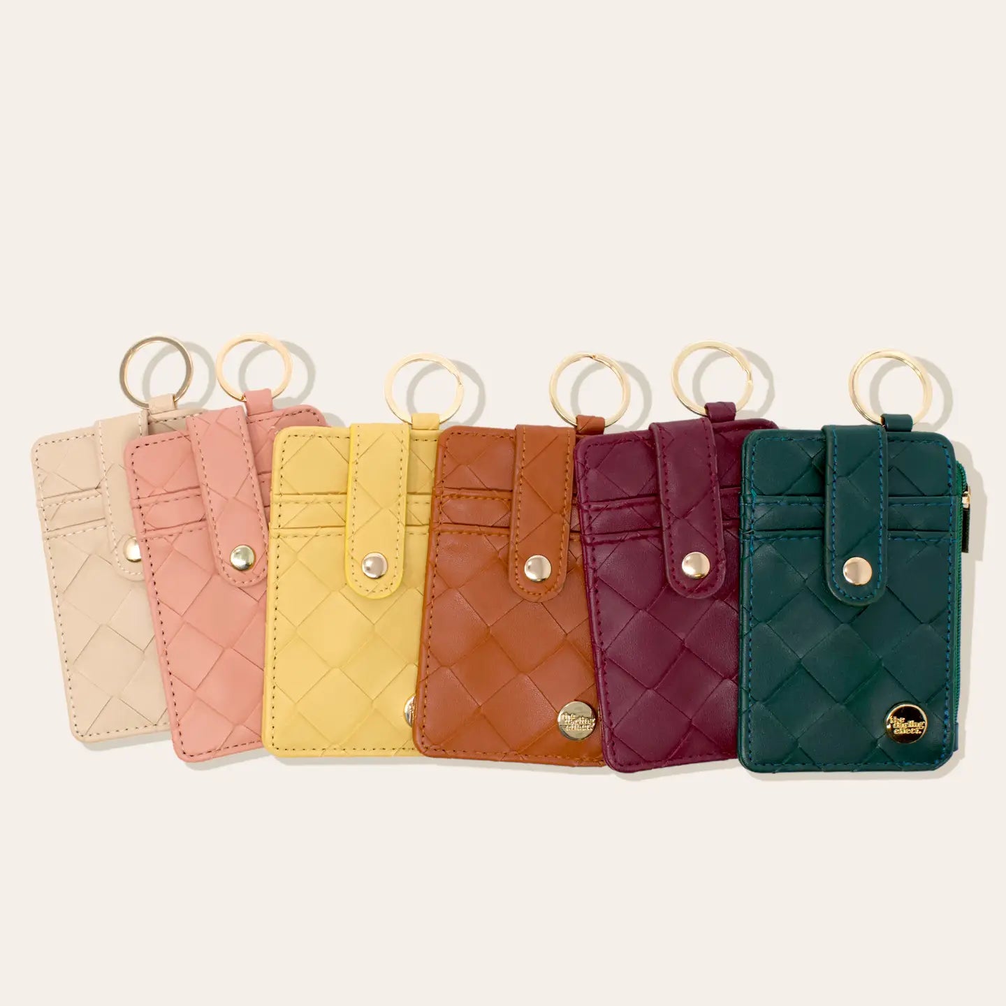 Woven keychain wallet