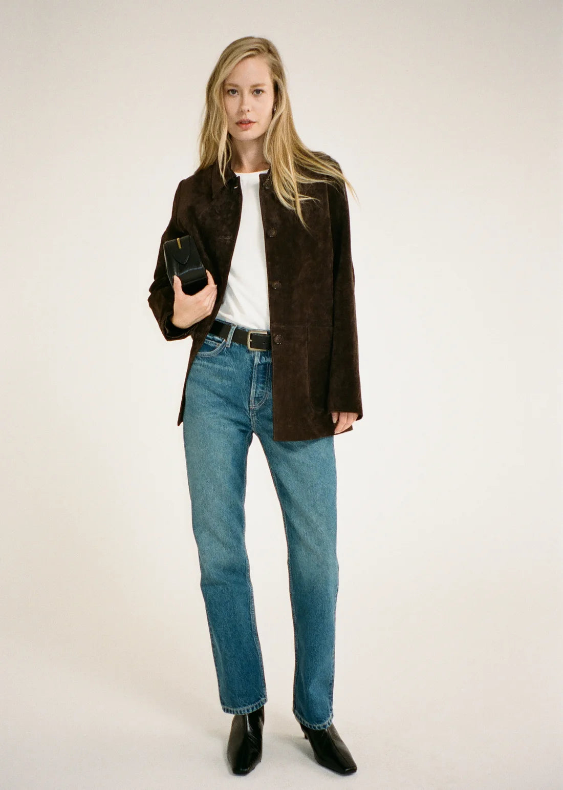 yellowstone jacket-espresso suede