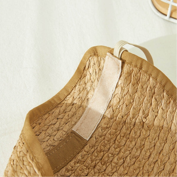 foldable roll-up straw hat