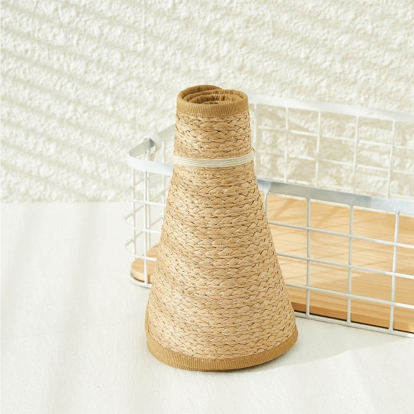 foldable roll-up straw hat