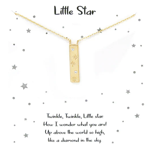 little star necklace