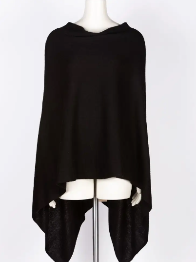 carmela cashmere poncho
