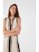 Knit Dress With Stripe Detail
