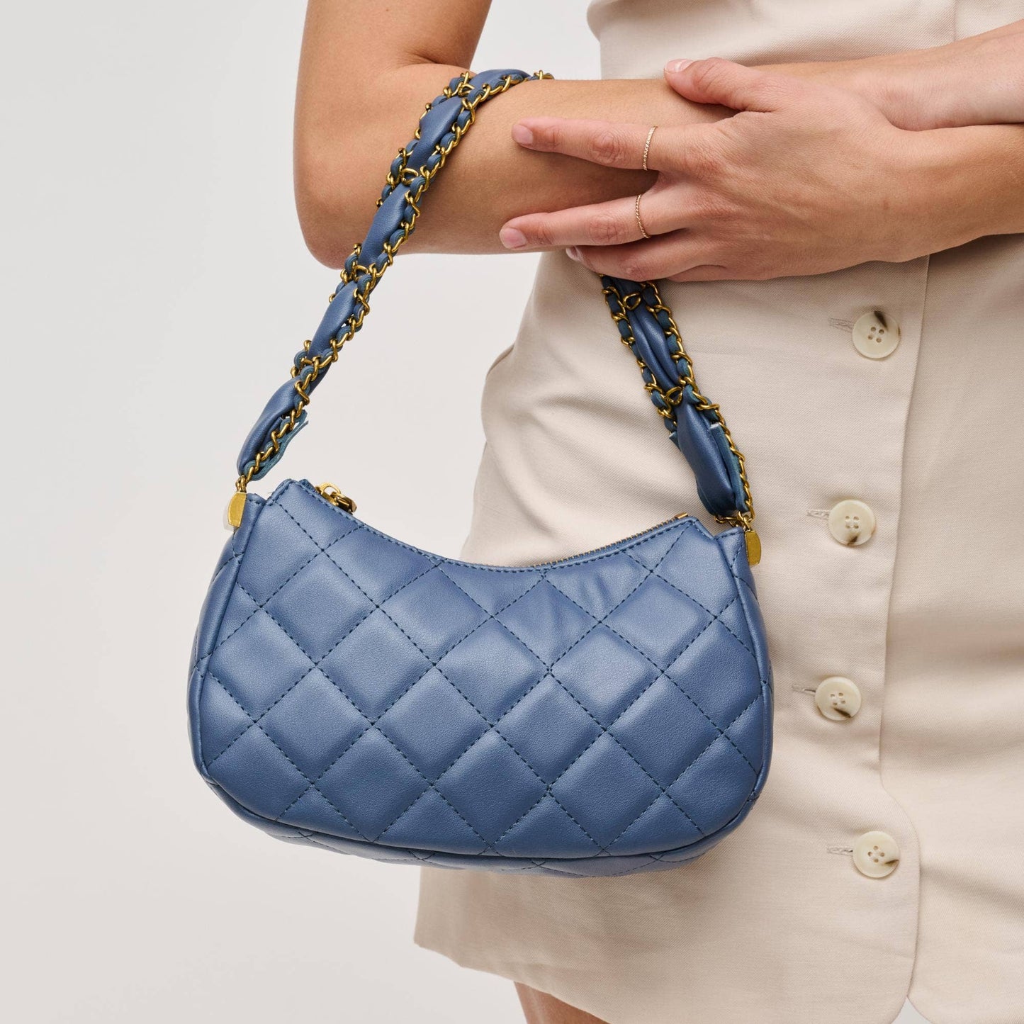 Ellie Quilted Shoulder Bag