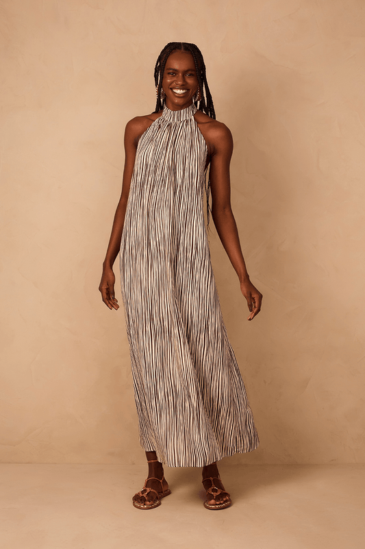 Leme Halter Maxi Dress