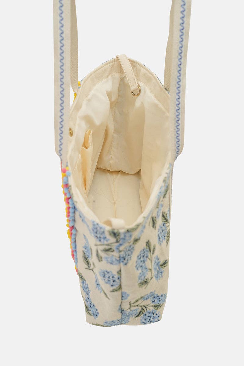 New England Lobster Beaded Oversized Tote