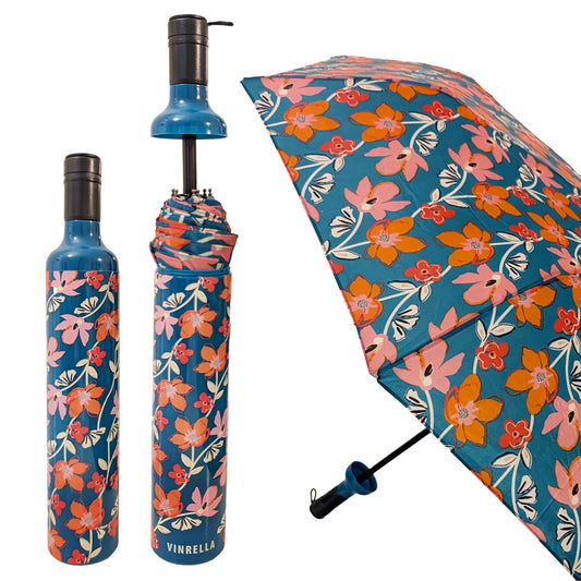 Teal Tango Umbrella in a Bottle