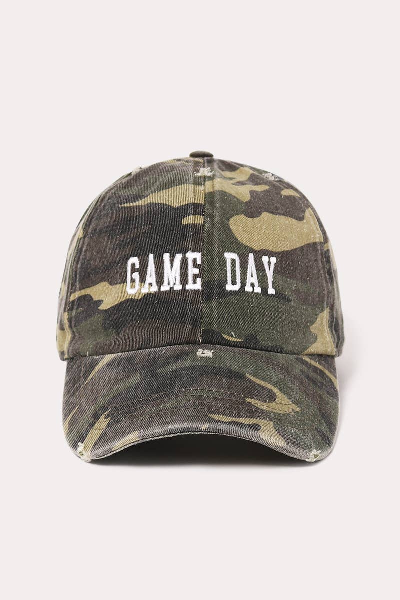Game Day Embroidered Baseball Cap