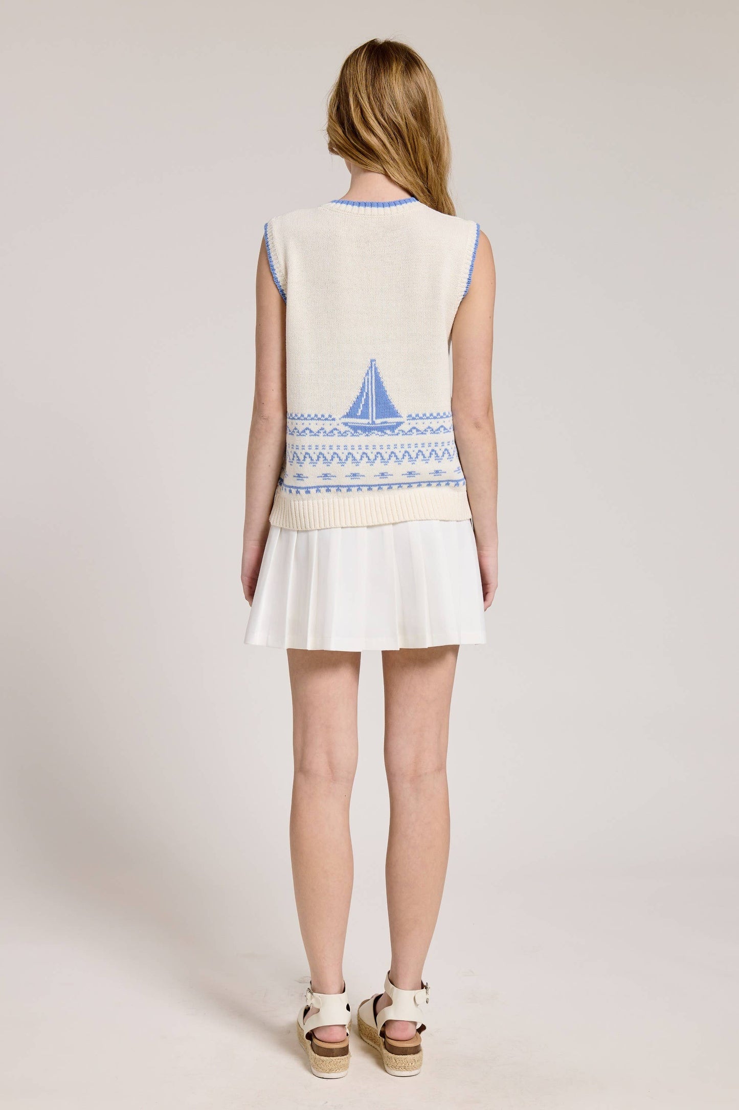 Smooth sailing knit vest