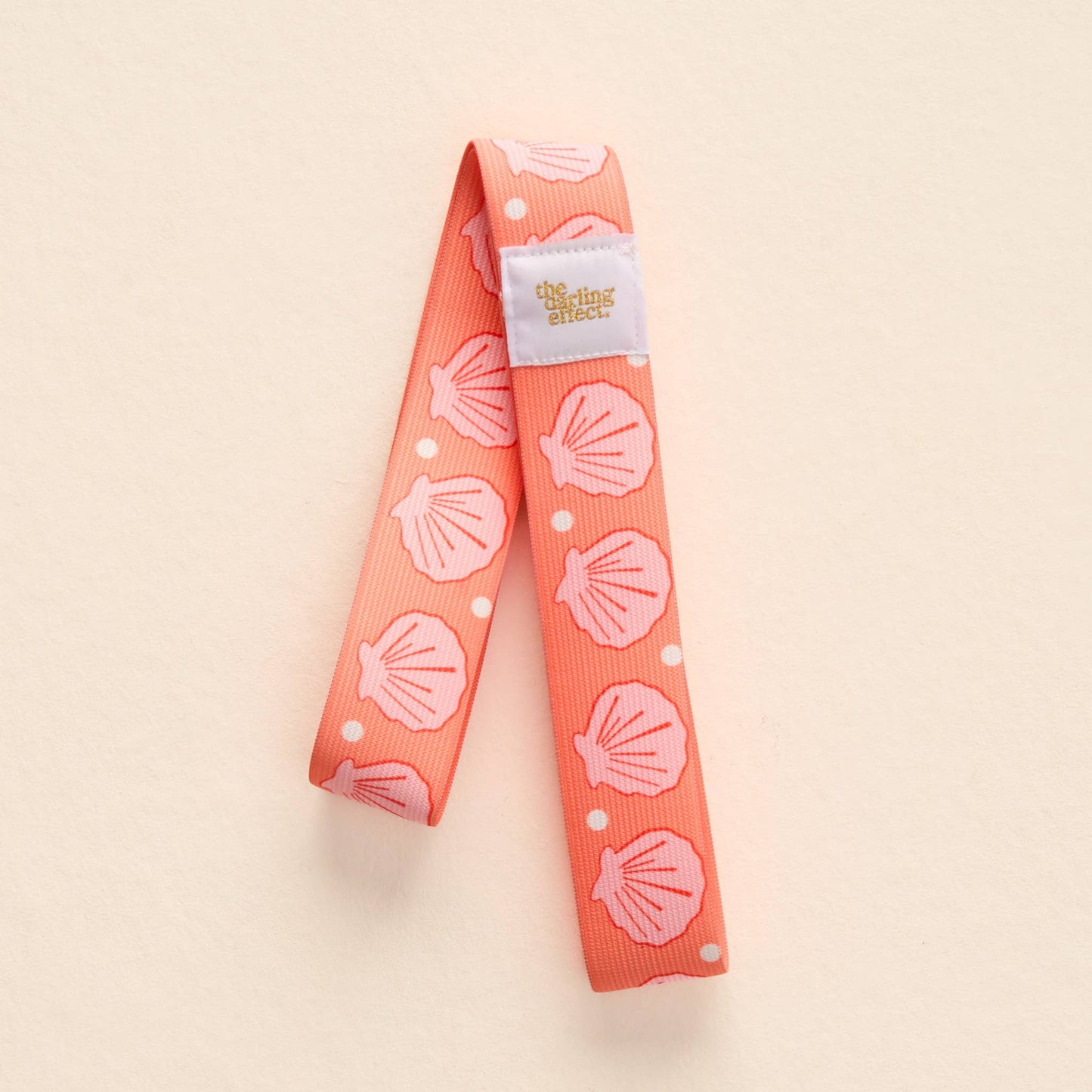 Stay-Put Towel Band-Seashells Coral