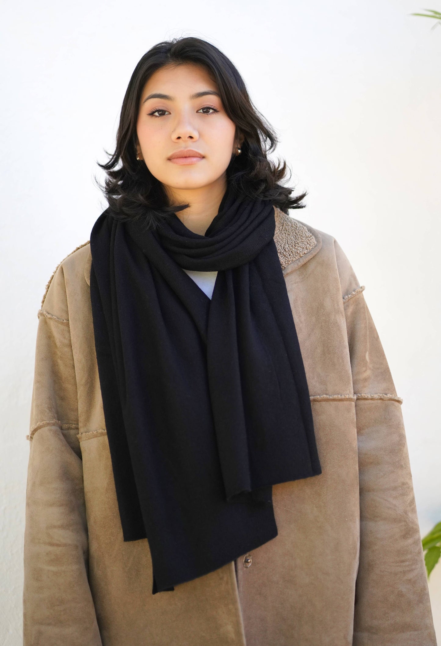Cashmere Scarf/Wrap Black