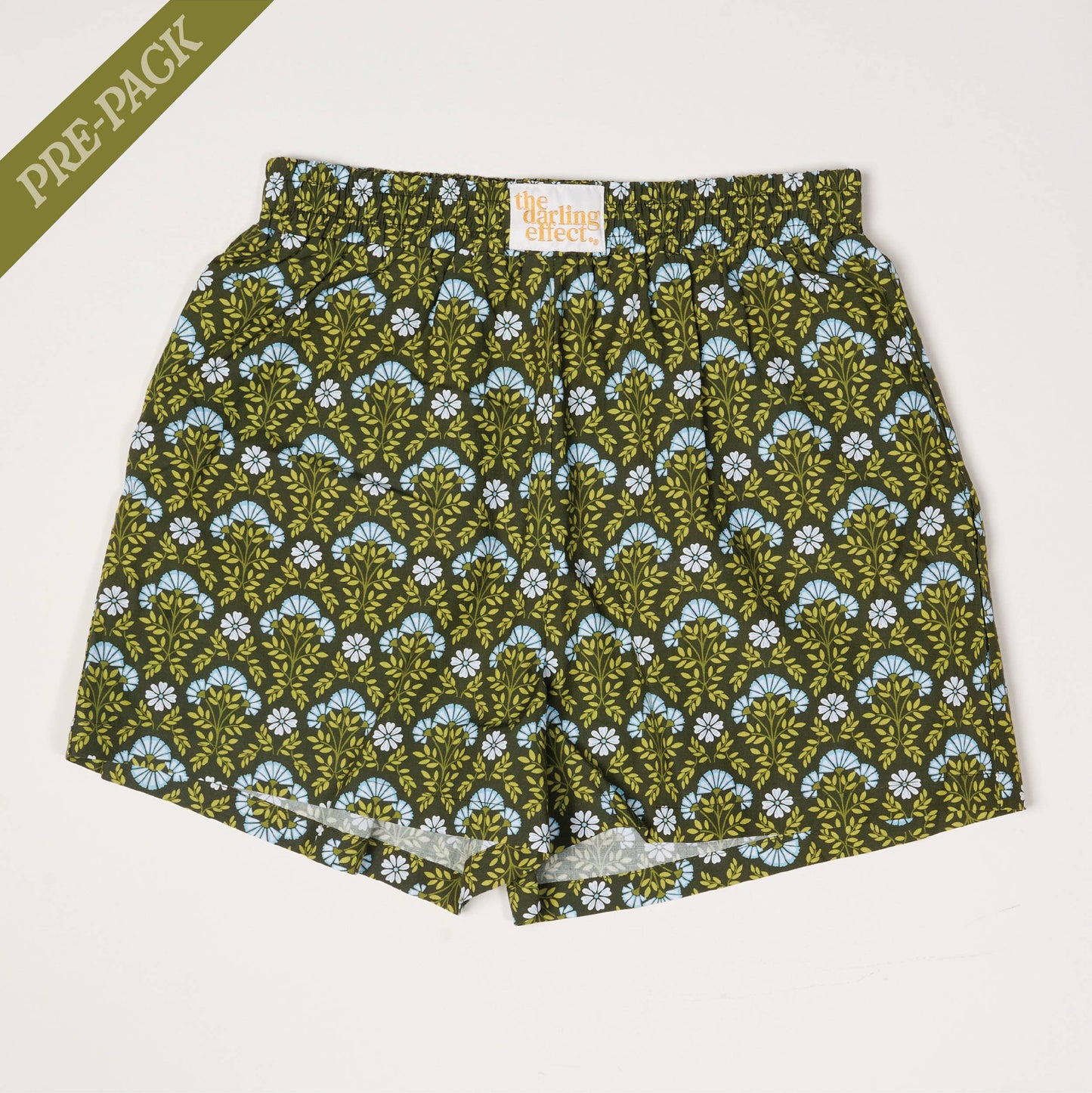 All Day Boxer Shorts–Everbloom Forest Green