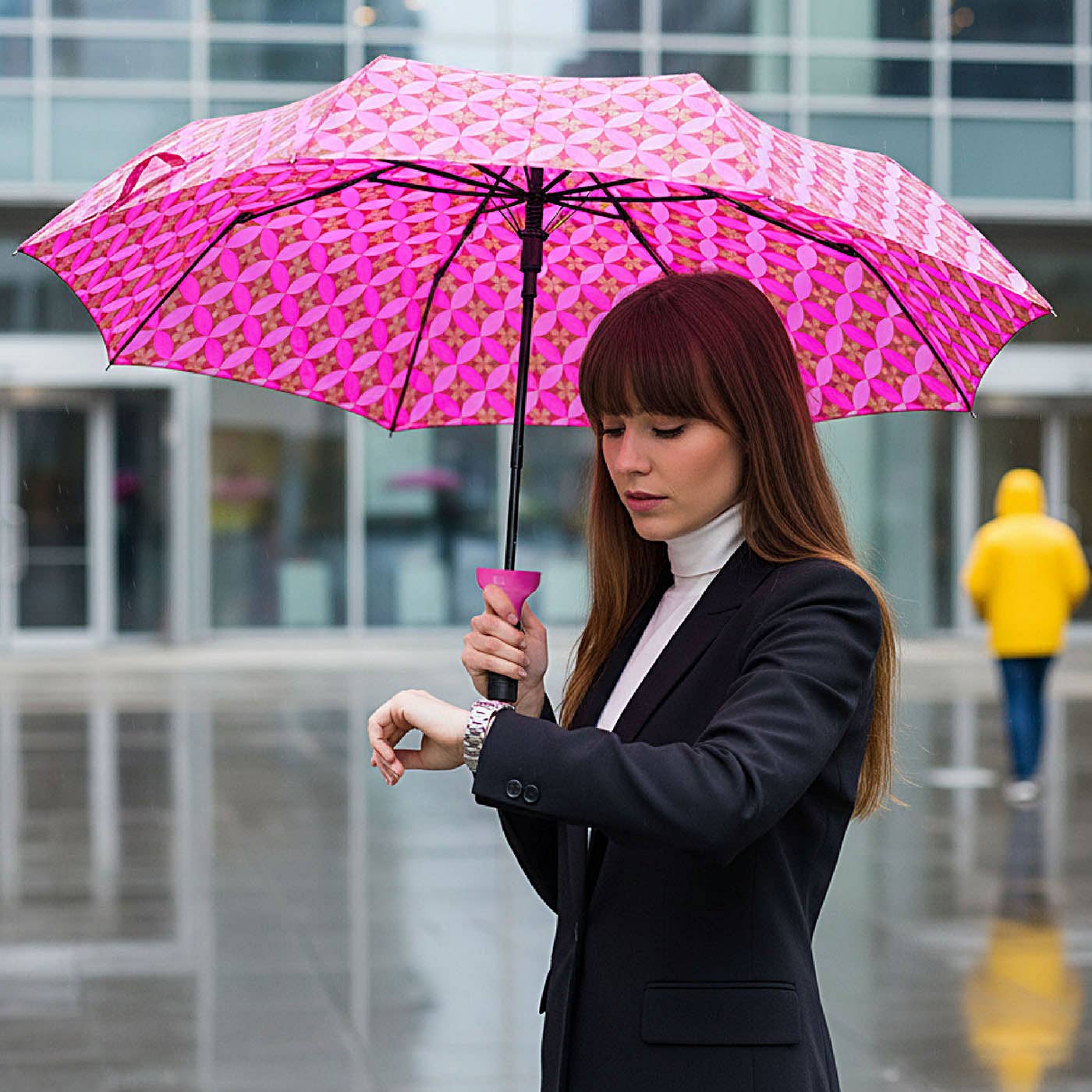 Clover Floral Bottle Umbrella