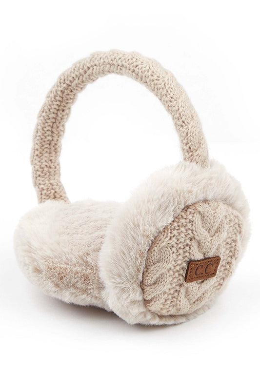 Cable Knit Ear Muffs