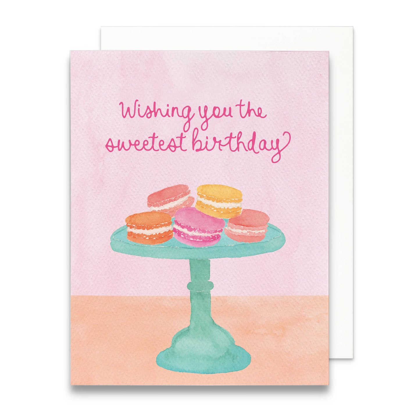 Macaron Sweetest Birthday Greeting Card