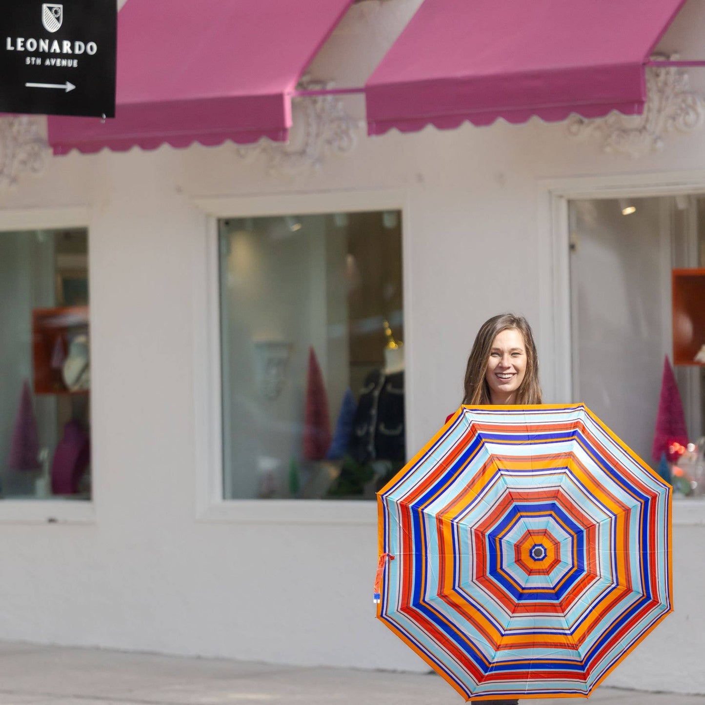 Spirited Stripes Bottle Umbrella