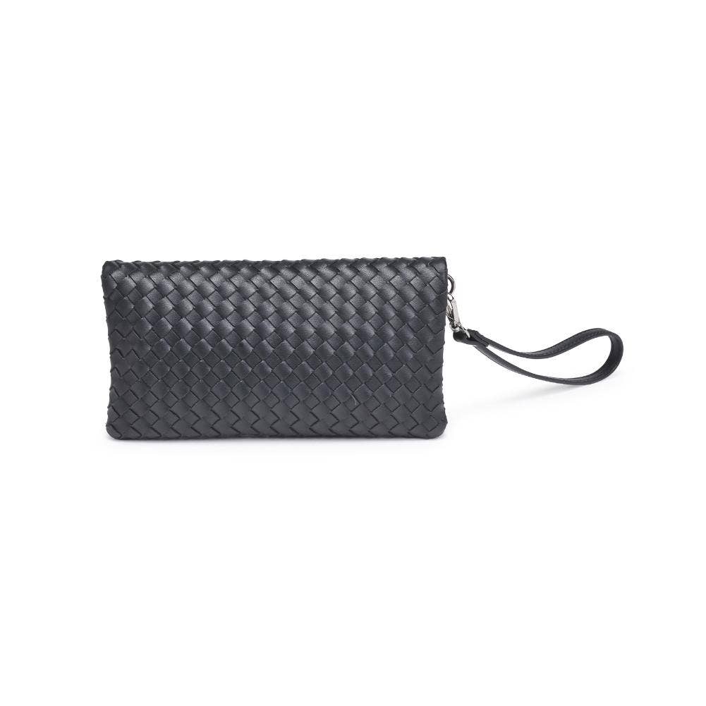 Aria Woven Wristlet Clutch