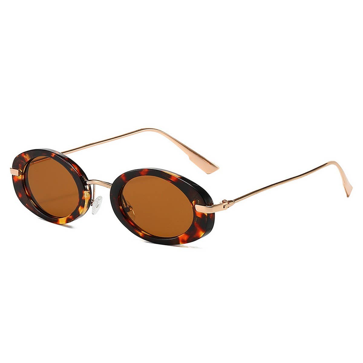 OVAL RETRO HIGH-END SUNGLASSES