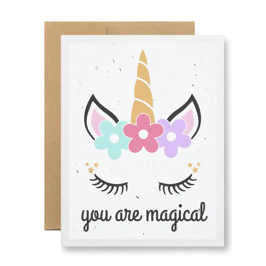 Plantable Seed Paper Greeting Card - You Are Magical