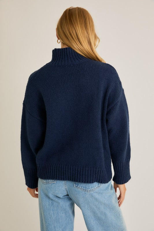 High Neck 'SKI' Sweater