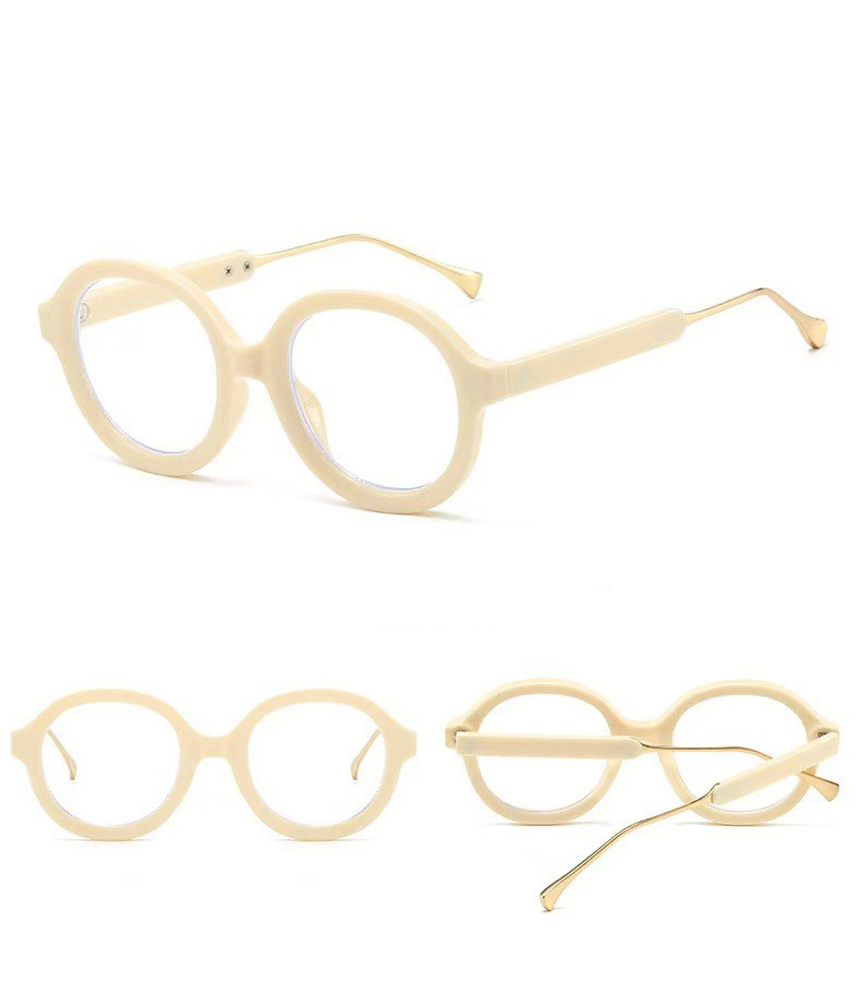 round retro frame sunglasses