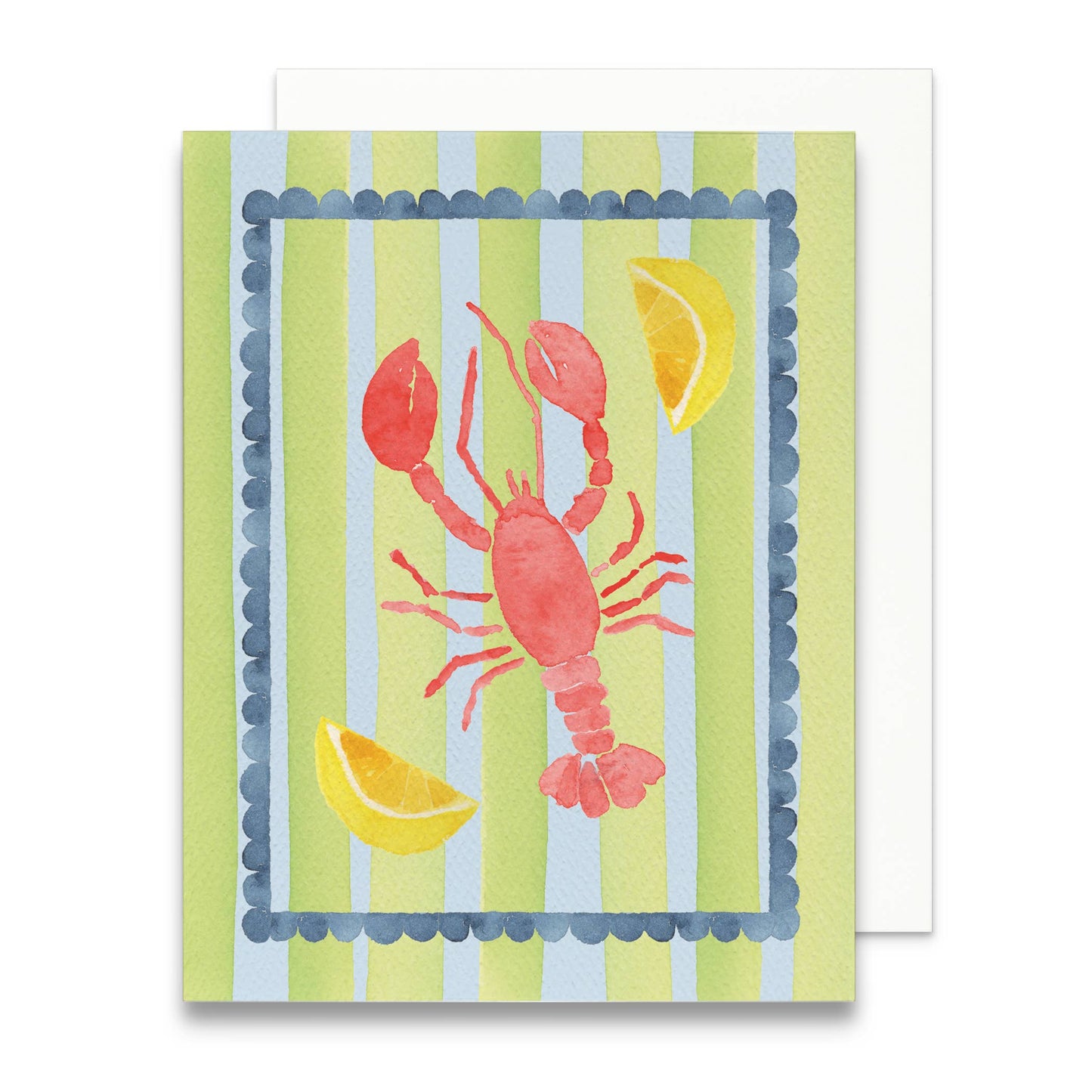 Watercolor Lobster Everyday Greeting Card | Blank Card