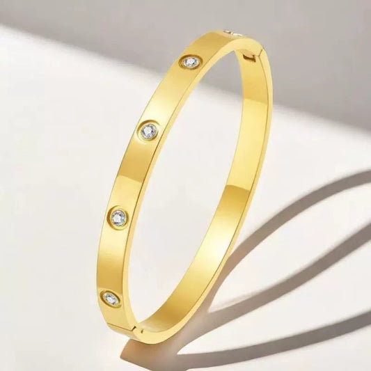 18k non tarnish waterproof bangle
