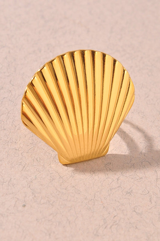 Clamshell Statement Ring