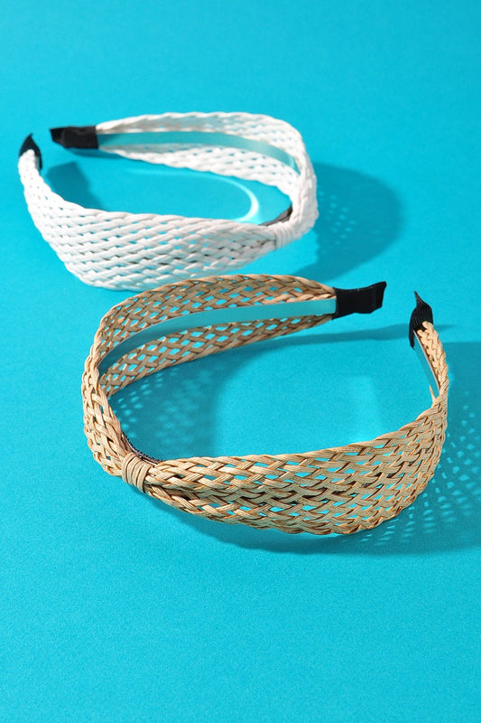 Woven Rattan Style Headband