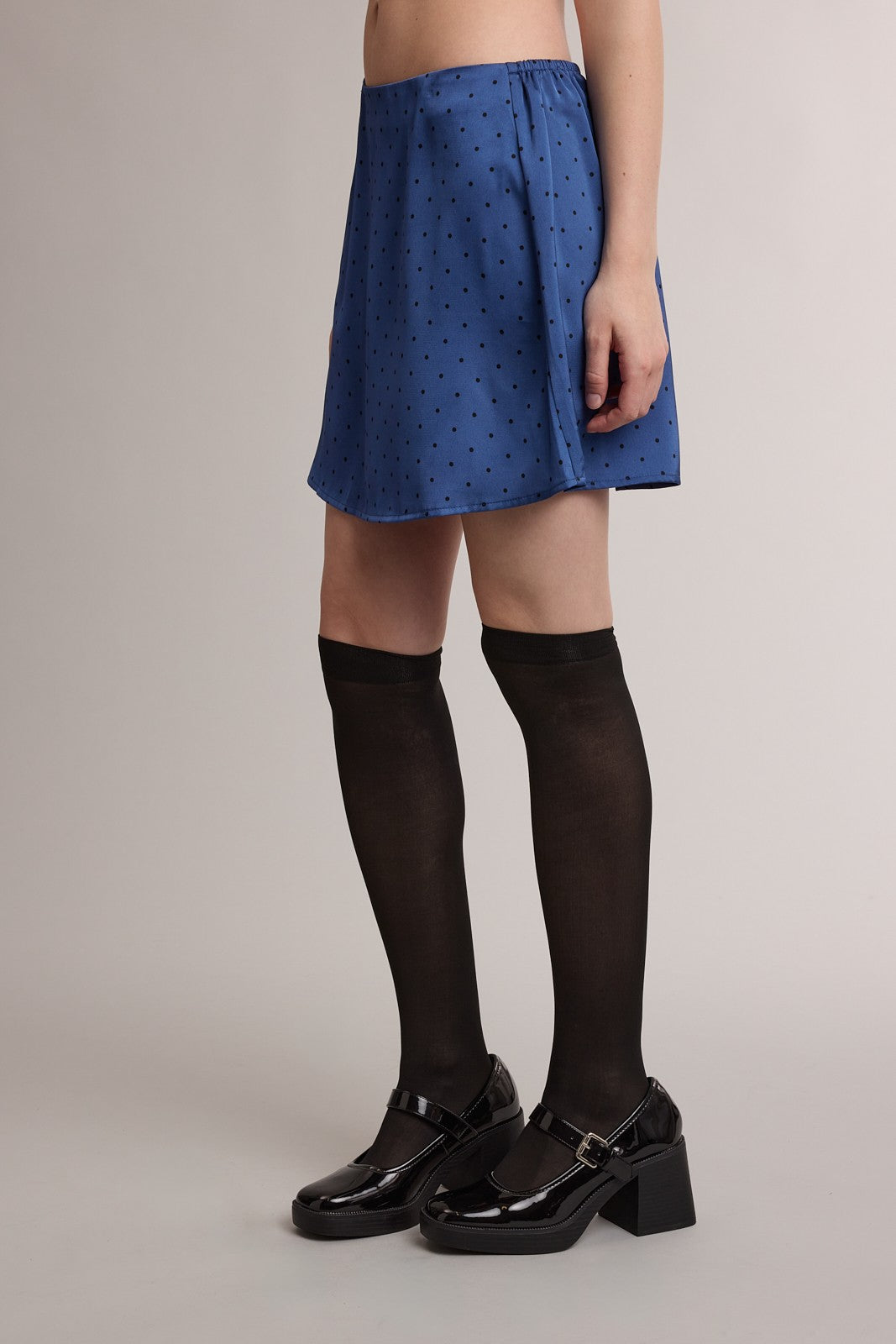 dottie satin mini skirt