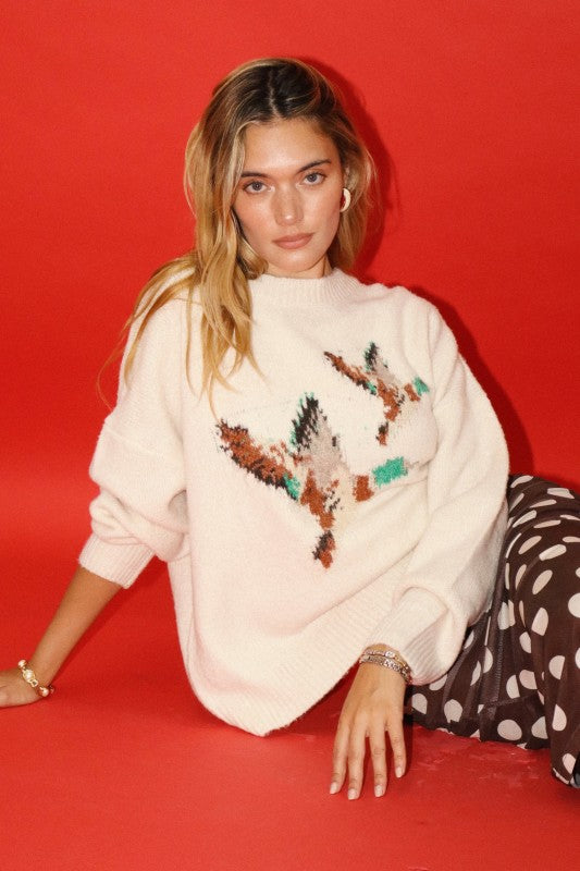 Flying Duck Knit Sweater