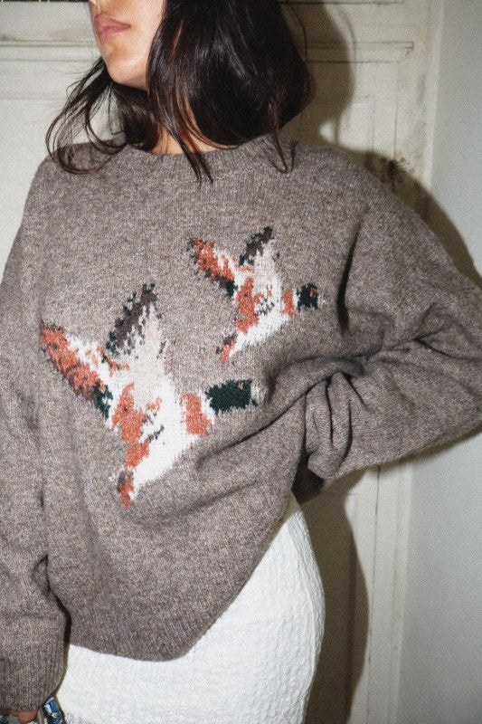 Flying Duck Knit Sweater
