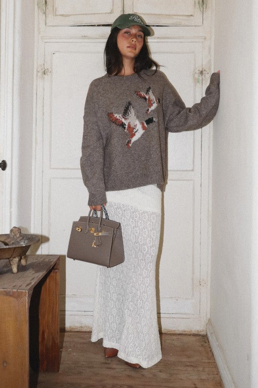 Flying Duck Knit Sweater