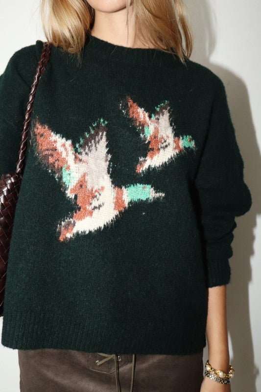 Flying Duck Knit Sweater