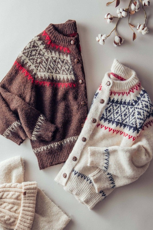 Nordic Fair Isle Cardigan