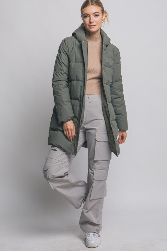 Hooded Puffer Coat