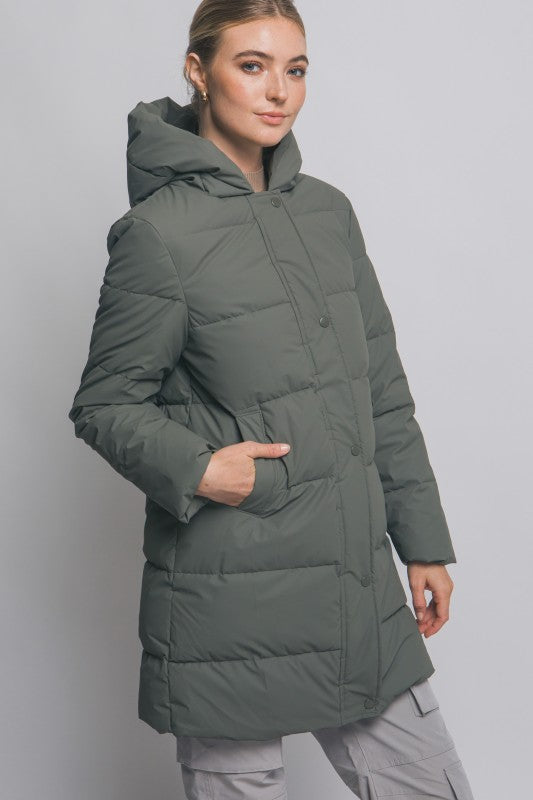 Hooded Puffer Coat