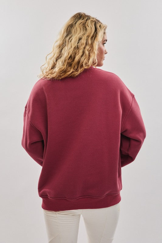 Christmas Embroidery Sweatshirt