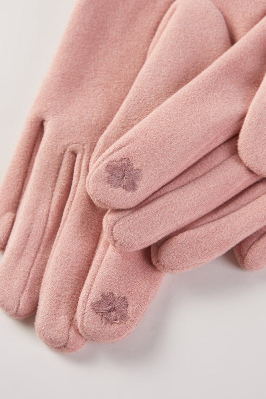 Bow Accent Winter Gloves