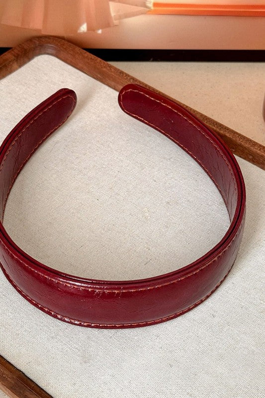 Vintage Leather Headband