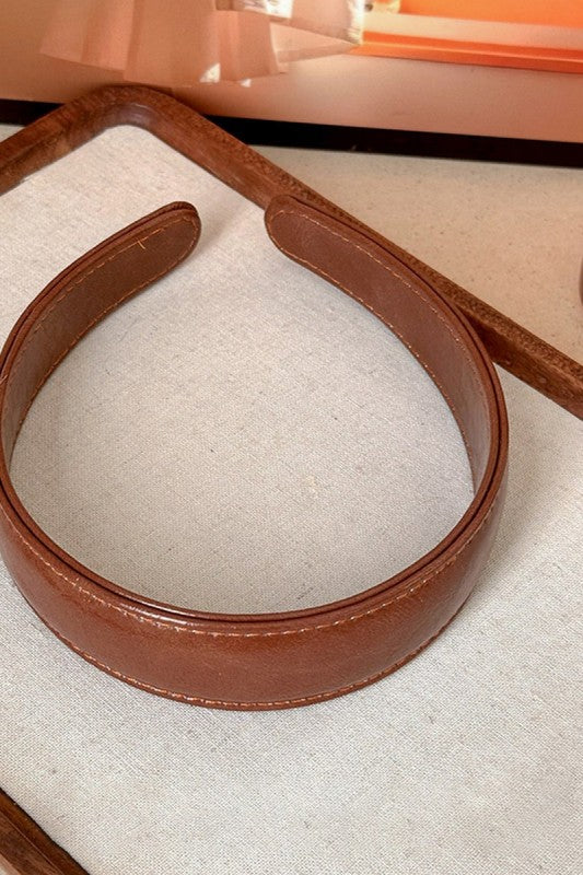 Vintage Leather Headband