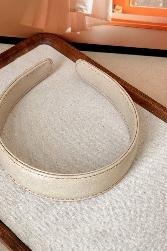 Vintage Leather Headband