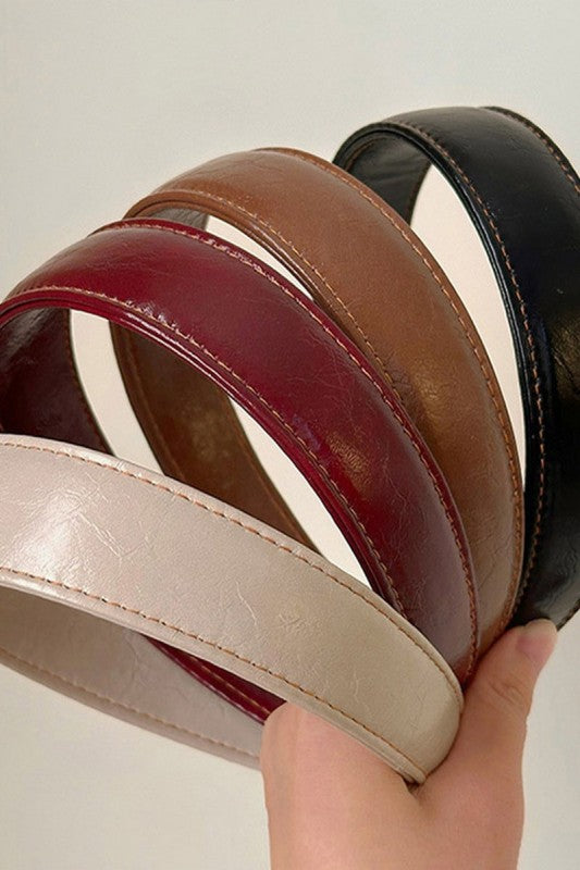 Vintage Leather Headband