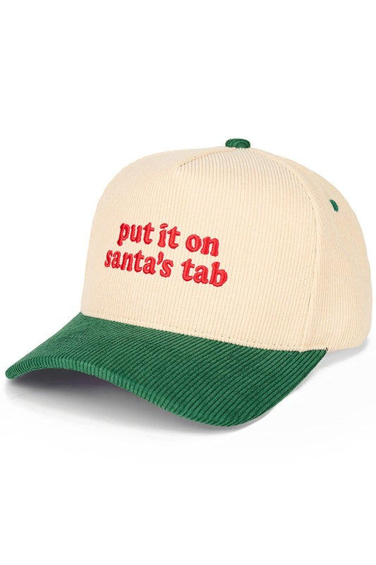 'Put It On Santa's Tab' Trucker Hat