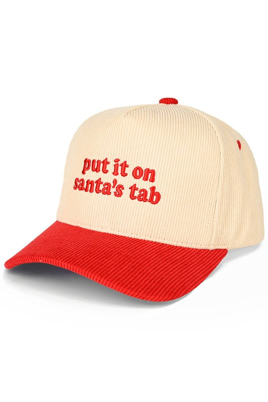 'Put It On Santa's Tab' Trucker Hat