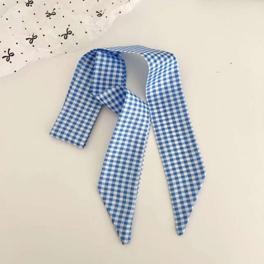vintage-style skinny twilly scarf