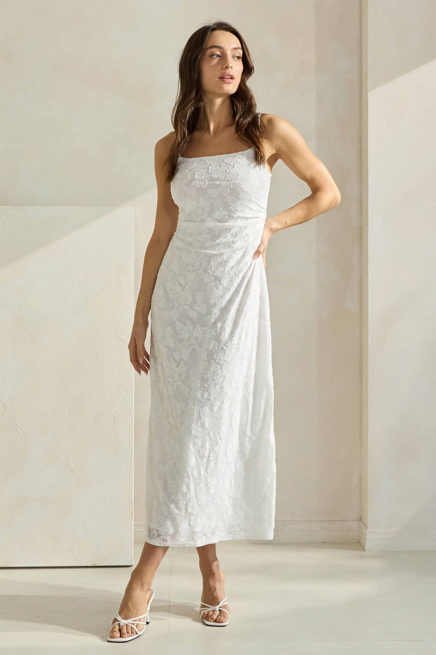 Novelty Textured Maxi Dress