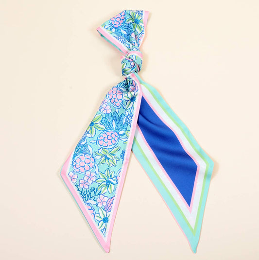 Twirl & Tie Scarf Accessory–Coastal Cove