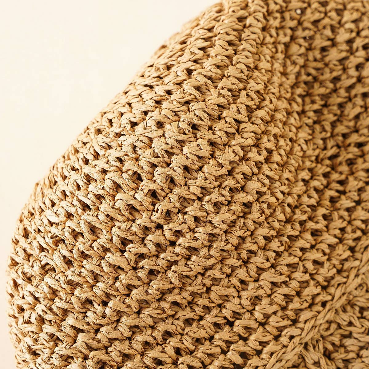 STRAW BUCKET HAT