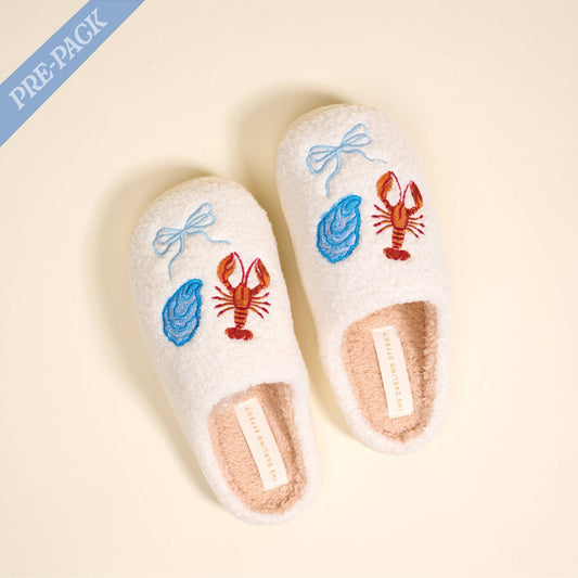 Fuzzy Slippers–Seaside Haven
